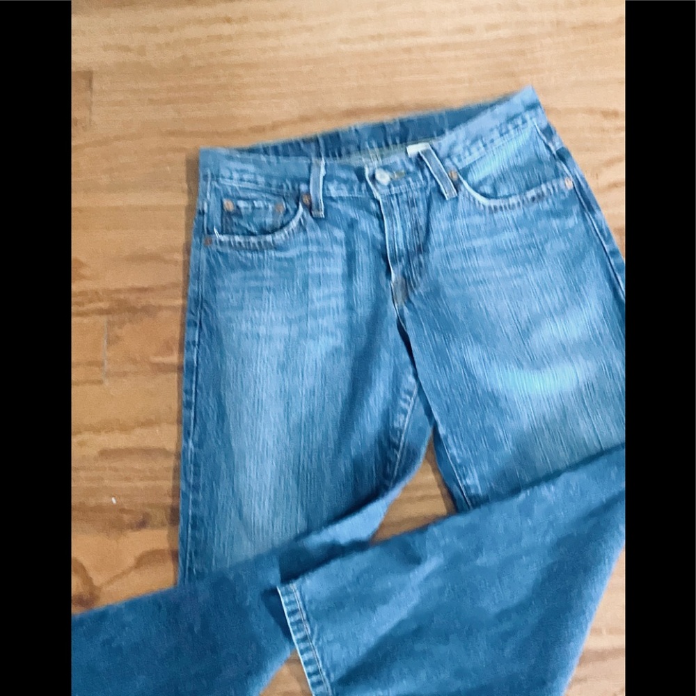 Lucky Brand Dungarees Cene Montesano cropped Sz 27